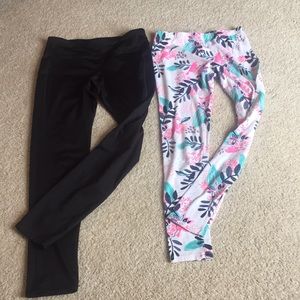 Super comfortable black and patterned leggings